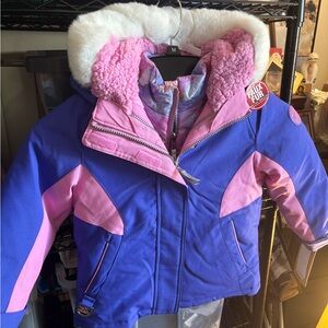 ZeroXposur Pink three in one Winter Jacket for Girls